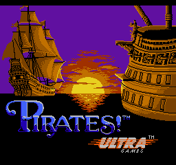 Pirates! (USA) Title Screen